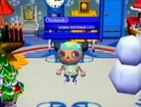 Chris's stoned-looking Animal Crossing character