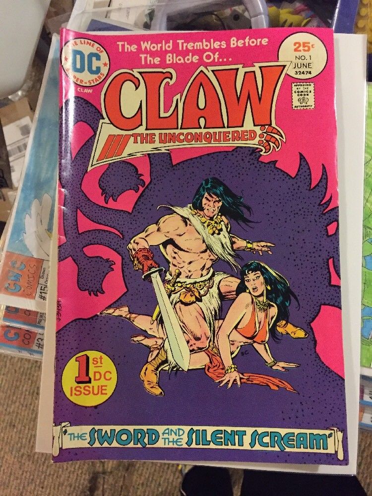Claw The Unconquered -1 VG+ Chan Origin and 1st Appearance Claw Sword & Sorcery 3.jpg