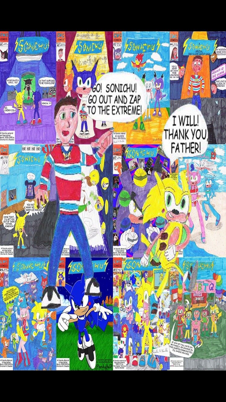 Sonichu Through the Years poster.jpg