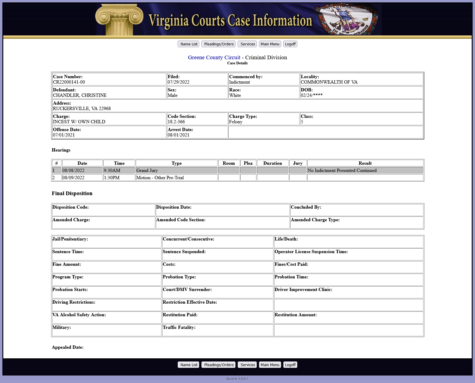 Court Record - Greene Circuit Court - Incest - (Chris, CR22000141-00) - 9 August 2022.png