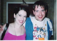 Fun Fact: Monica Rial covers the spot where Chris touched her with makeup because it has left a smear that will not was off.