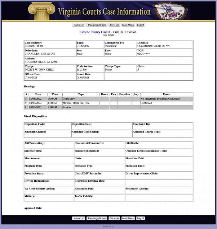 Court Record - Greene Circuit Court - Incest - (Chris, CR22000141-00) - 11 August 2022.png