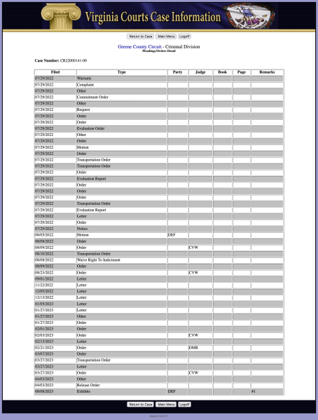 File:Court Record - Greene Circuit Court - Incest - (Chris, CR22000141-00) - 11 August 2023 - Pleadings-Orders.png