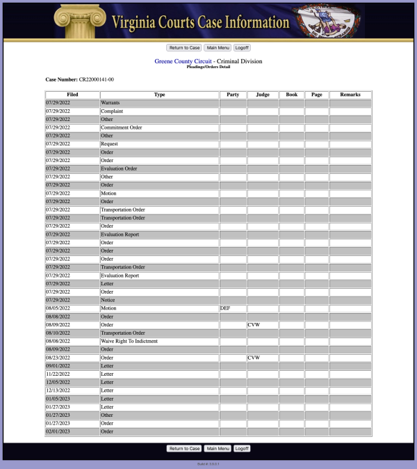 Court Record - Greene Circuit Court - Incest - (Chris, CR22000141-00) - 8 February 2023 - Pleadings-Orders.png