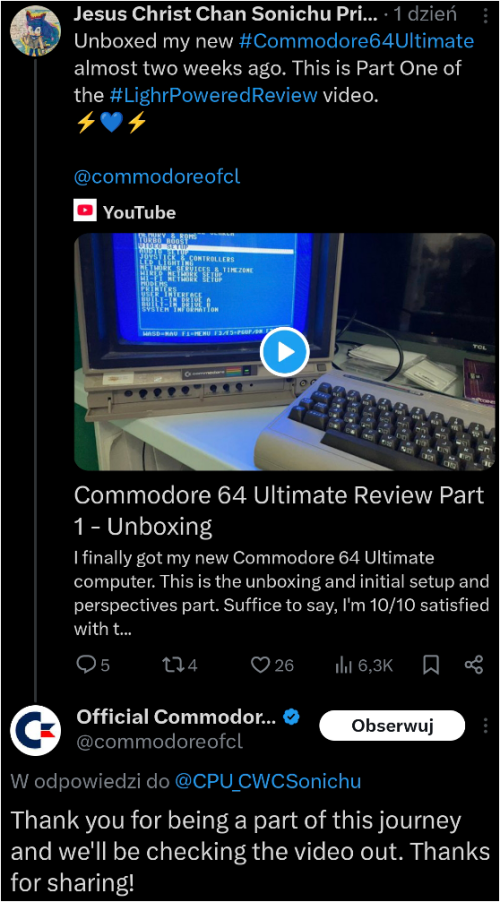 Commodore 64 response screenshot.png